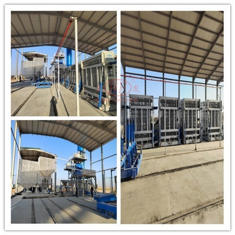 precast concrete house plant auto foam brick lightweight hollow core slab forming equipment sandwich panel production machine