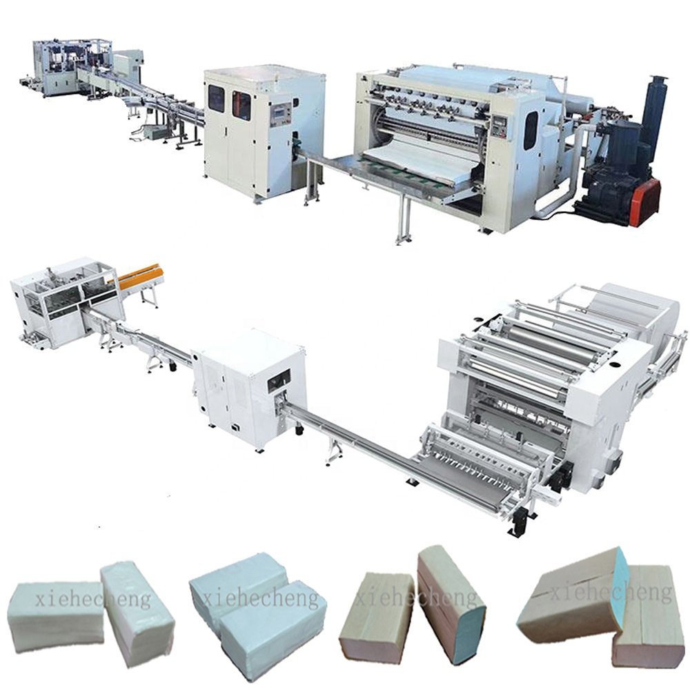 Foshan City Xiehecheng Factory Hot Sale Full Automatic Paper Towel Production Line