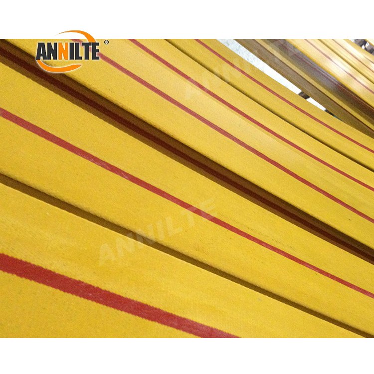 Annilte Cotton Canvas Nylon Rubber Flat Power Transmission Belt for Industry Agriculture