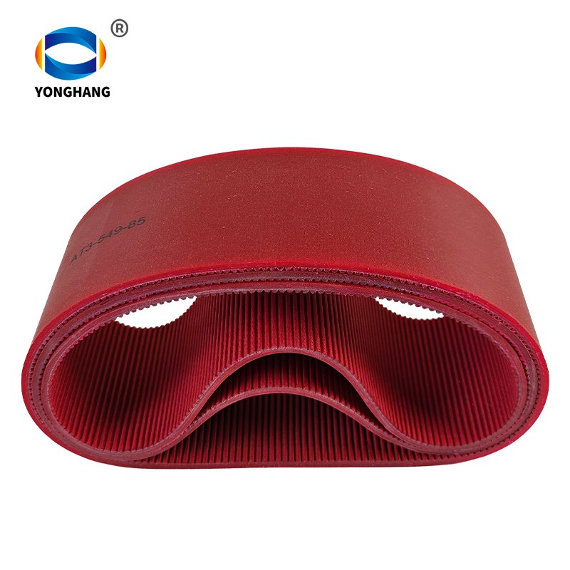 Red CPU Seamless PU AT3 Tooth Type Polyurethane Timing Belts