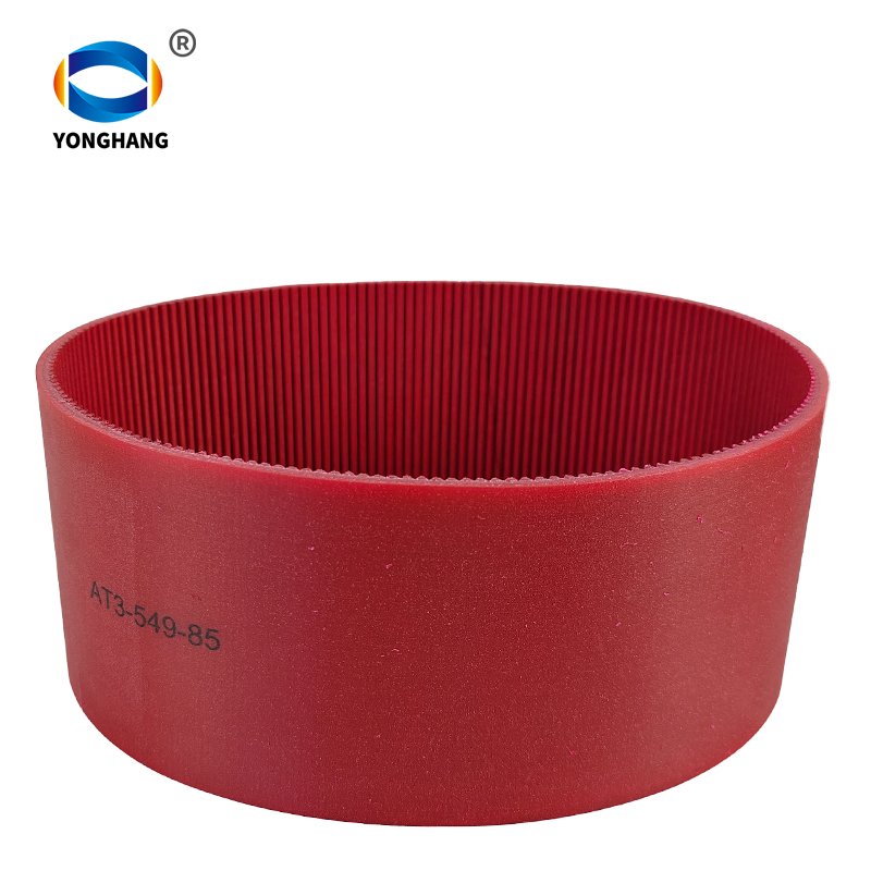 Red CPU Seamless PU AT3 Tooth Type Polyurethane Timing Belts