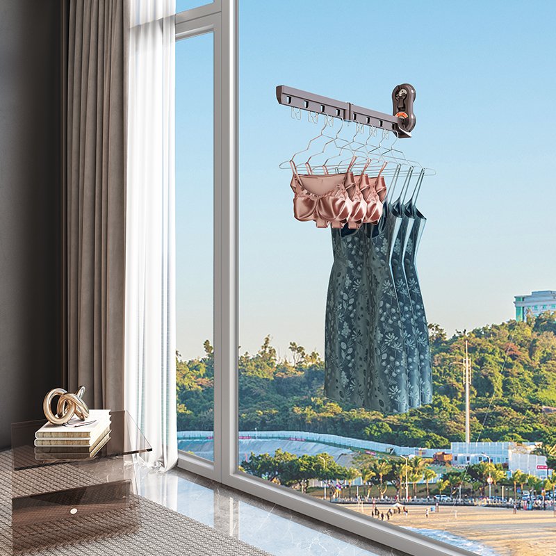 High Quality Heavy Bearing 10Kg Suction Cups Creative Ideas Clothes Hangers Underwear Hangers Metal Drying Rack