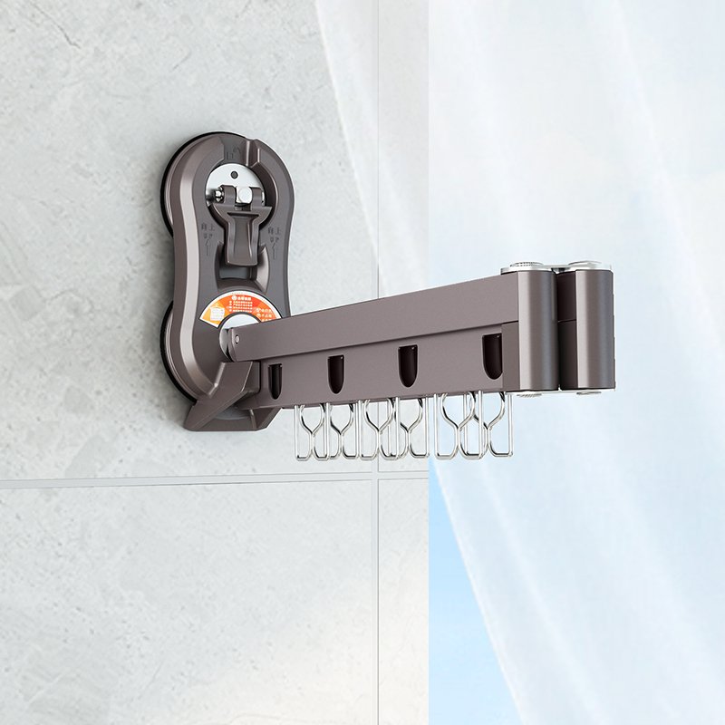 High Quality Heavy Bearing 10Kg Suction Cups Creative Ideas Clothes Hangers Underwear Hangers Metal Drying Rack