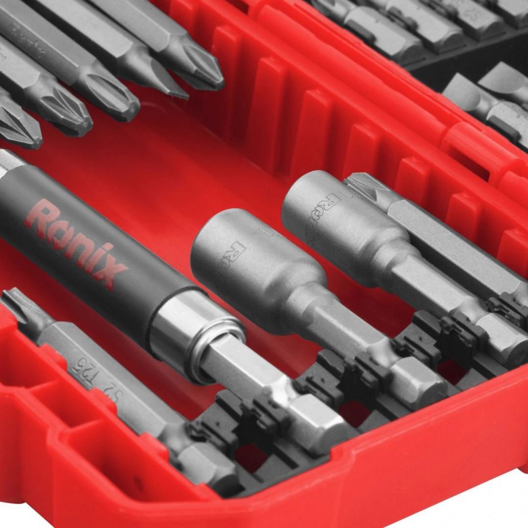 Screwdriver Bit Set 46PCS drill bits set drilling screwdriver power tools accessories power bits Ronix RH-5452