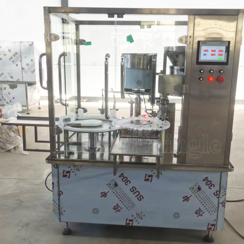 Auto Injectable Production Line Plastic and Capping Spray Bottle Manufacturing Plant Vial Filling Machine