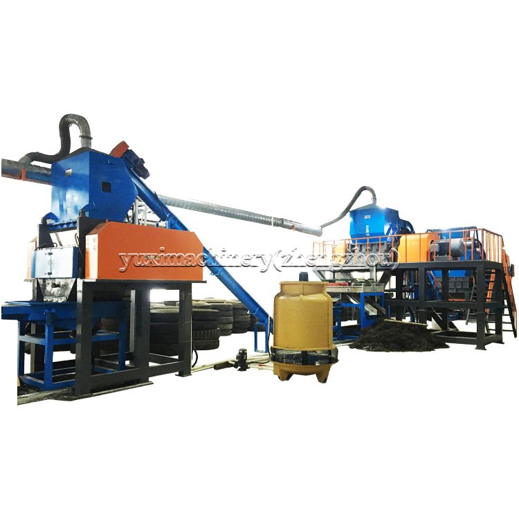 Newest Design Waste Tyre Recycling Machine for Rubber Powder Scrap Tire Recycle Machine Line