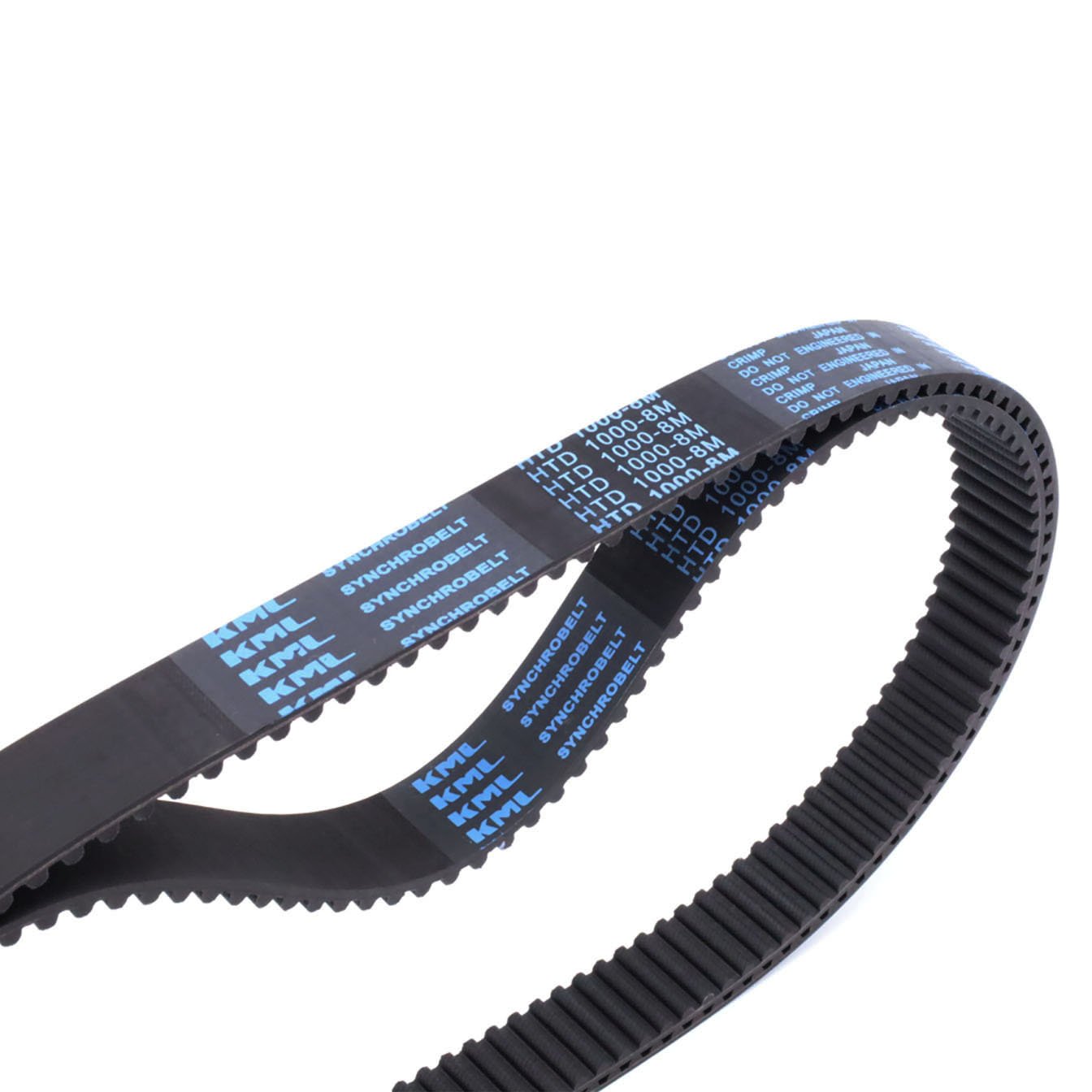 Manufacturer wholesale HTD timing belt 8M rubber transmission belt length width customized
