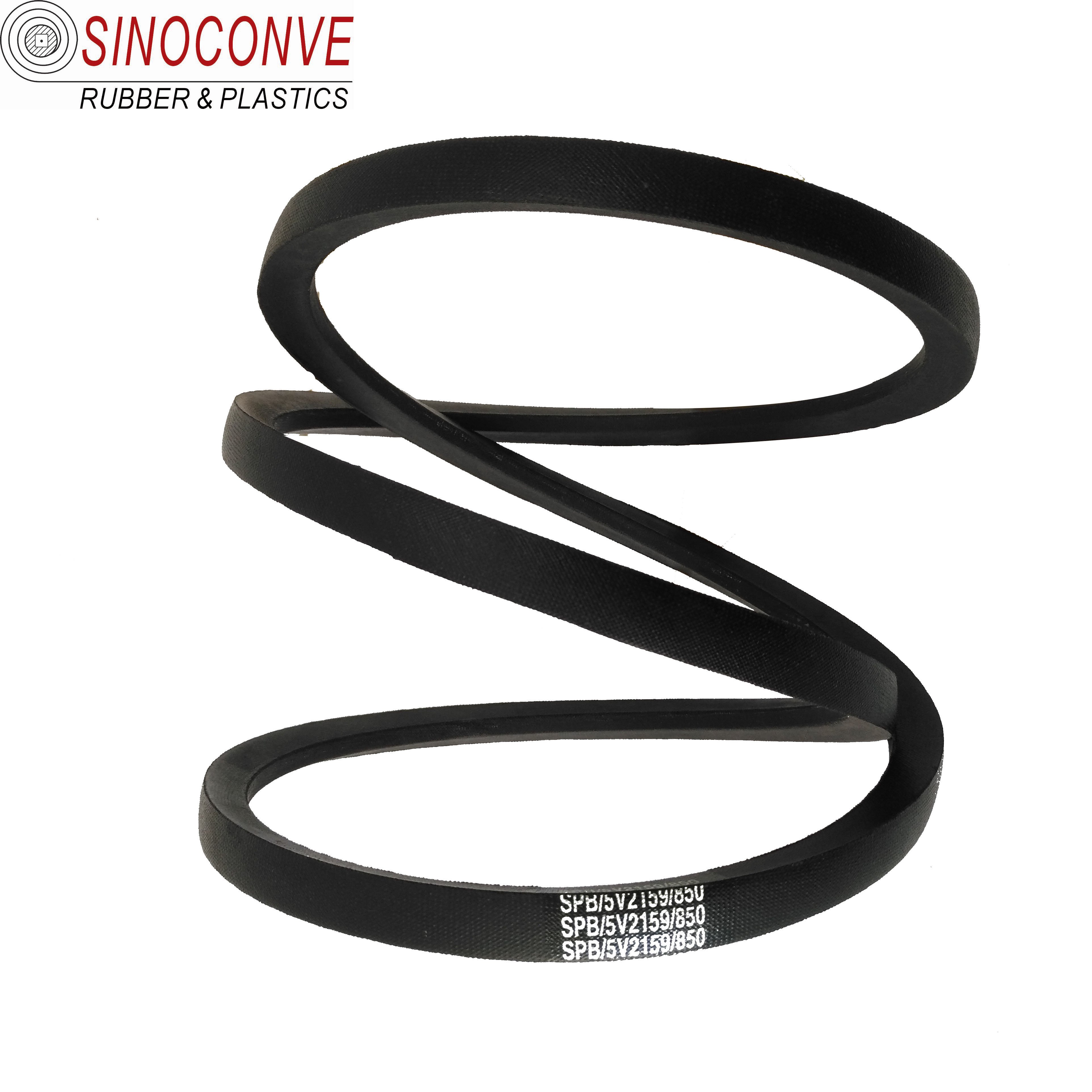 Engine rubber V harvester belt