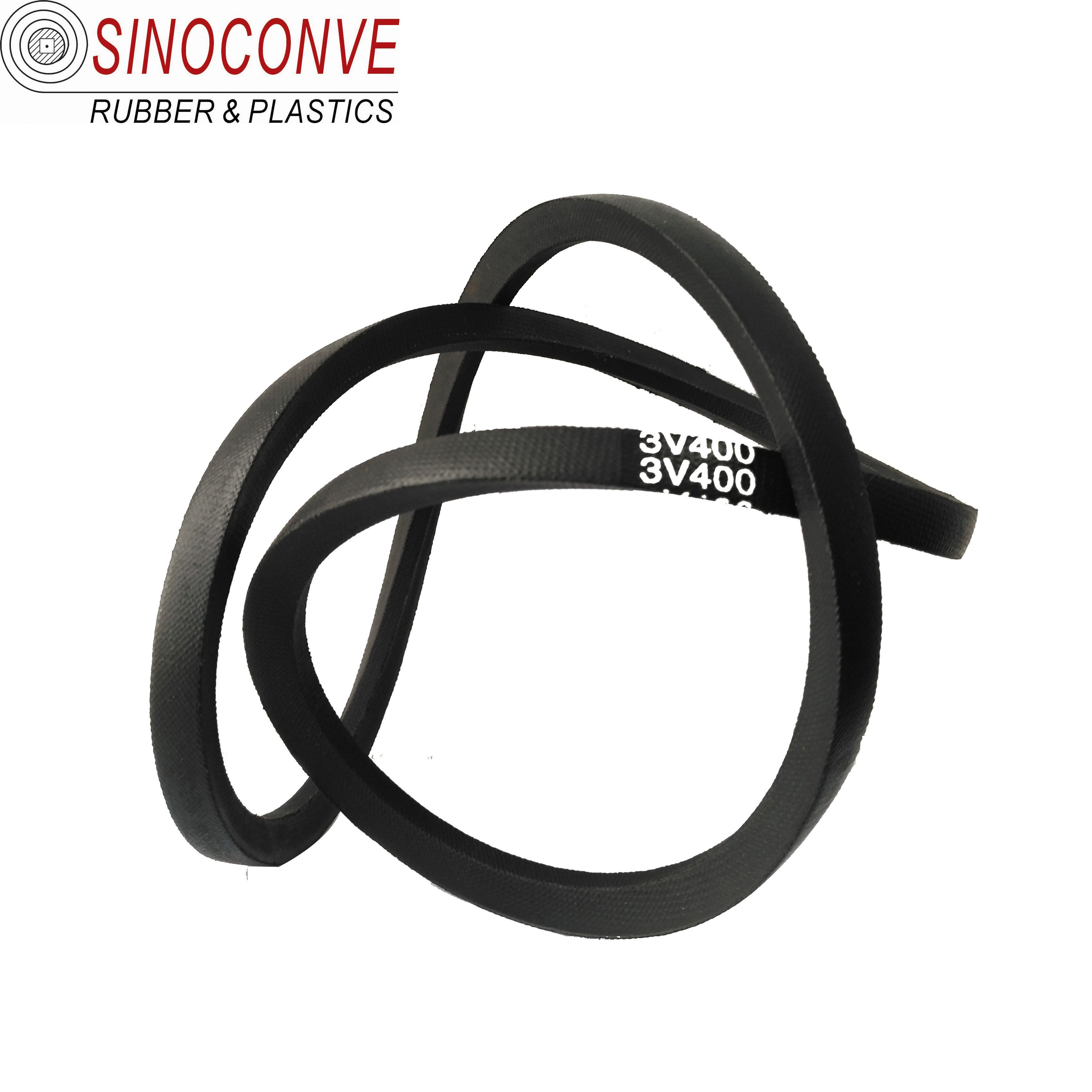Engine rubber V harvester belt