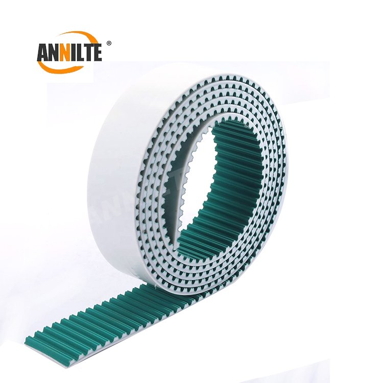 Annilte PU 8M green cloth Logistics sorting wall sorting machine timing belt