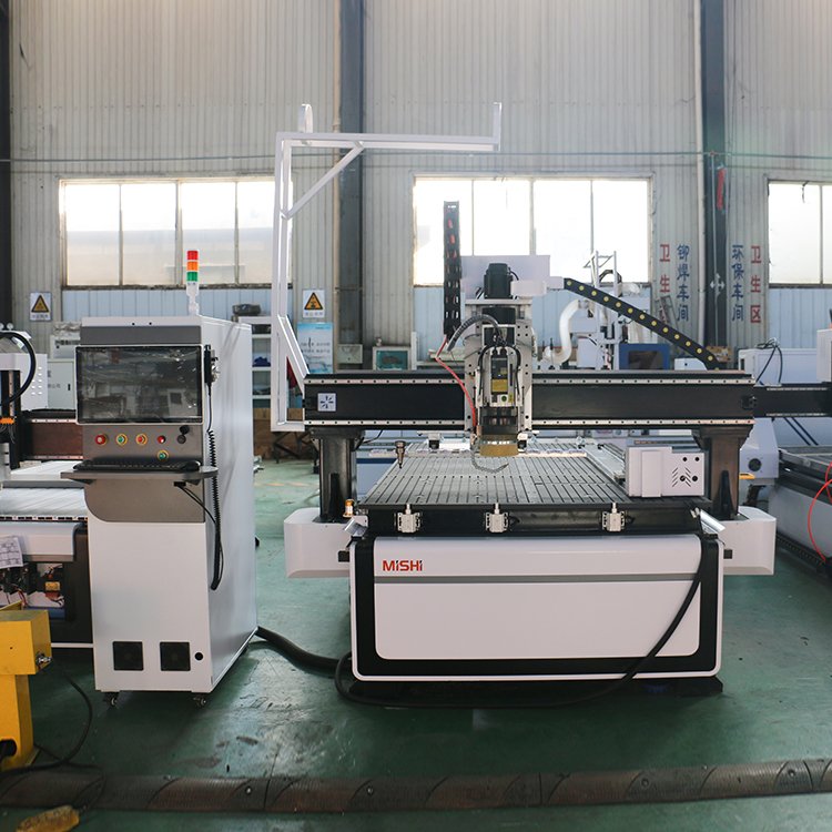 MISHI 4*8Ft 1325 Cnc Automatic Tool Change Wood Router 3 Axis Atc Woodworking Cabinet Making Equipment for Sale