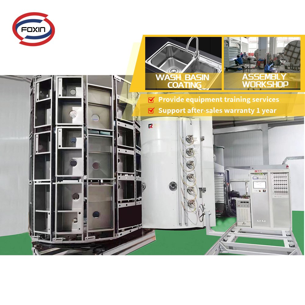 New Industrial Coating Machinery PVD Vacuum Multi-arc Ion Coating Production Line Industrial Automation Painting Line