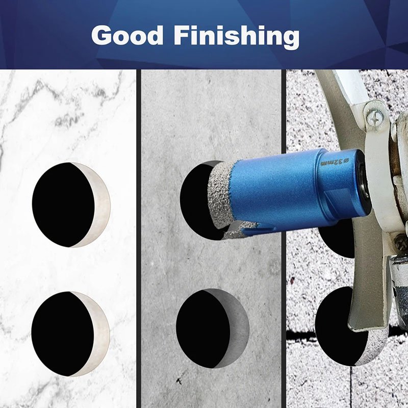 High Quality Factory Vacuum Brazed Diamond Drill Bit Durable Core Drill for Enlarging Concrete Hole