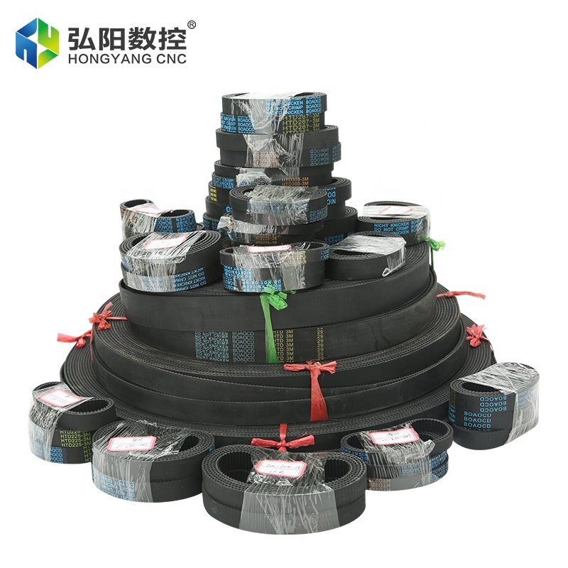 3M Timing Belt Width 8 / 9 / 10 / 12 / 15 / 20mm Open Arc Tooth Rubber Synchronous Rubber Belt CNC Laser Cutting Machine Belt