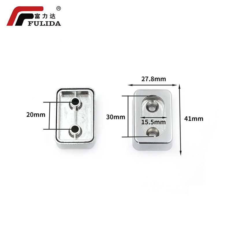 Flanges oval end tube support Clothes hanging rail holder support for closet rod Wardrobe Tube Bearing Clothes Rails