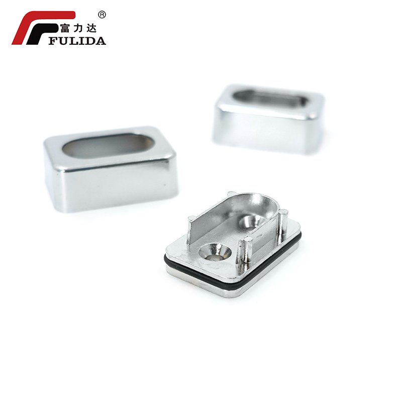 Flanges oval end tube support Clothes hanging rail holder support for closet rod Wardrobe Tube Bearing Clothes Rails