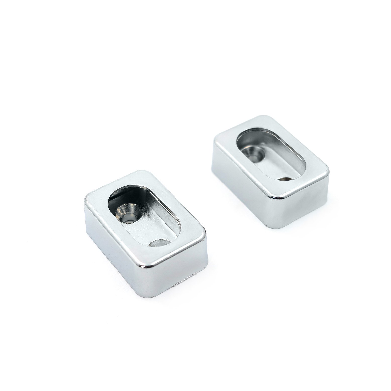 Flanges oval end tube support Clothes hanging rail holder support for closet rod Wardrobe Tube Bearing Clothes Rails