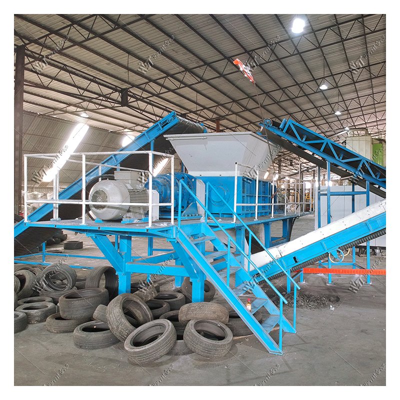 Auto Tire Recycling Machine Waste Tyre Rubber Powder Equipment Manufacturer Recycling Tire Machine