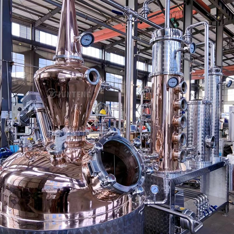 Customized Tank Copper Column Polished Onion New Commercial Copper Distillation for Alcohol