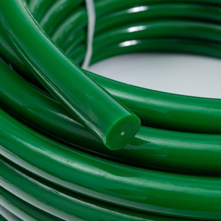 high quality tpu round belt smooth surface rough surface pu belt suppliers