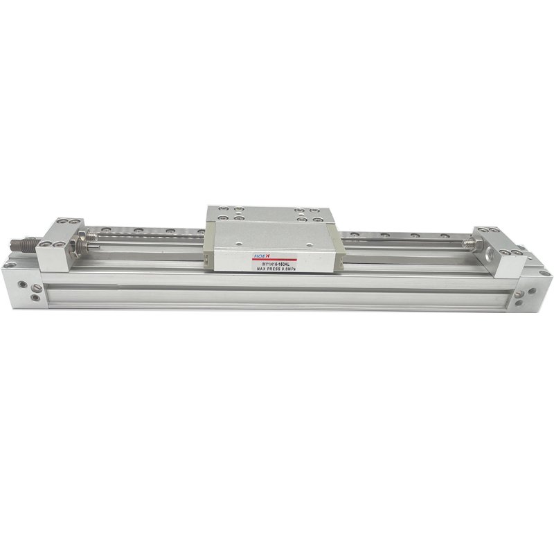 16 20 25 32 40 50 63mm Bore Mechanically Jointed Rodless Cylinder Slide Bearing Guide SMC Type MY1M Rodless Pneumatic Cylinder