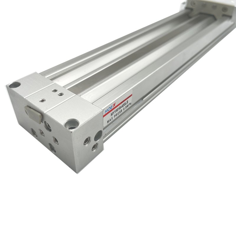 16 20 25 32 40 50 63mm Bore Mechanically Jointed Rodless Cylinder Slide Bearing Guide SMC Type MY1M Rodless Pneumatic Cylinder
