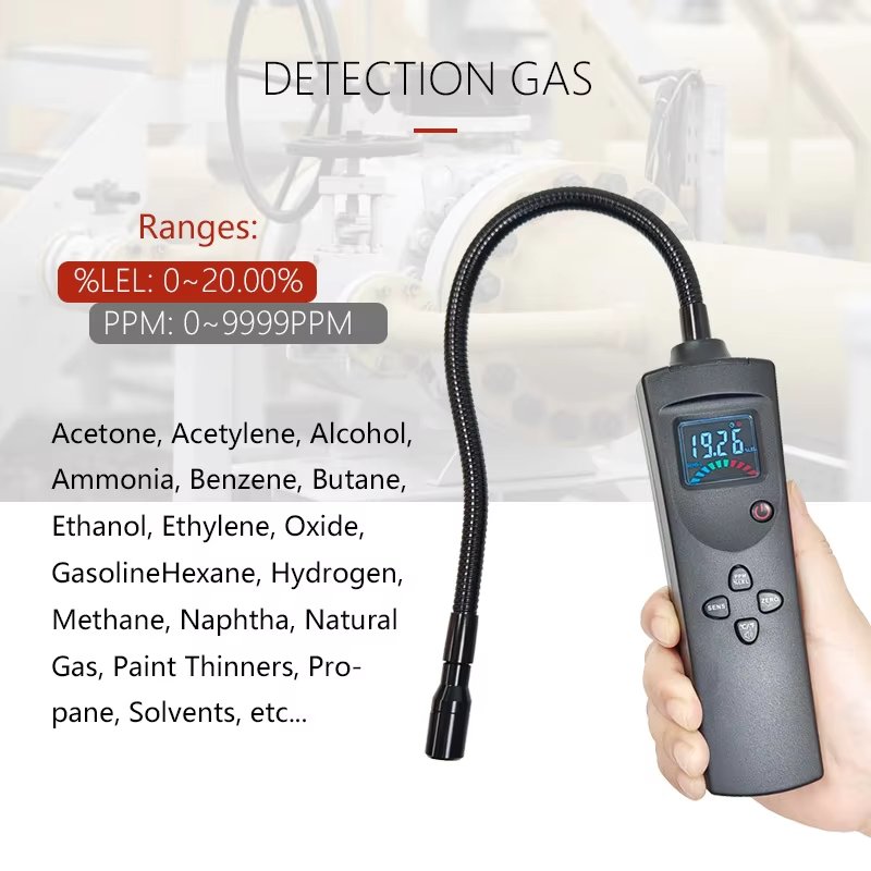 kitchen gas leak detection XG-100 methan Leak Location Tester Concentration Meter Smart Sensor carbon monoxide Gas Leak Detector
