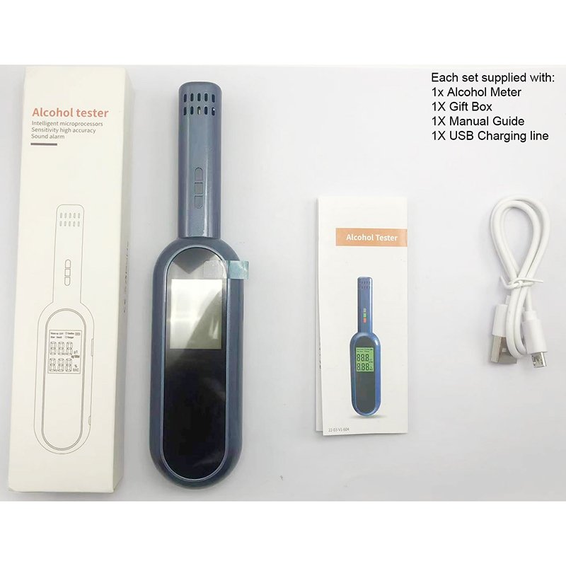 NEW High Precision Alcohol Meter Air Blowing Alcohol Tester Alcohol Air Detector