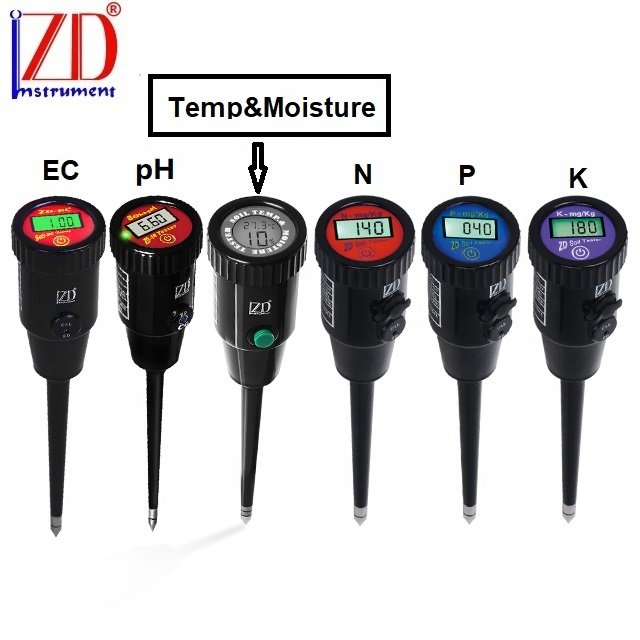 ZD NPK Sensors Detector Meter for Agricultural Soil Nitrogen Tester High Precision Soil NPK PH Sensor Probe