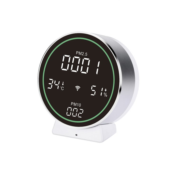 Smart Iot Device PM2.5 Sensor PM2.5 Detector Pm10 Tester With Temperature Humidity Display for Home Office