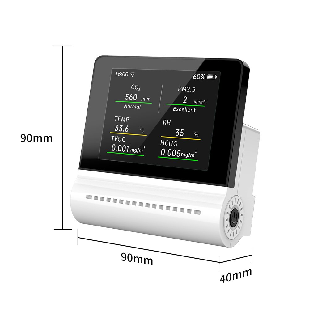 NOYAFA JMS16 Accurate Air Detector 5 in 1 touch screen Indoor APP Independent Sensor Intelligent Alarm Anti-Jamming