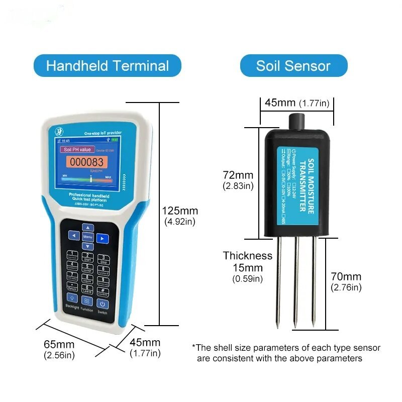 7 in 1 Fast Shipping Portable Soil Detector Soil NPK EC Moisture Temperature Sensor Analyzer