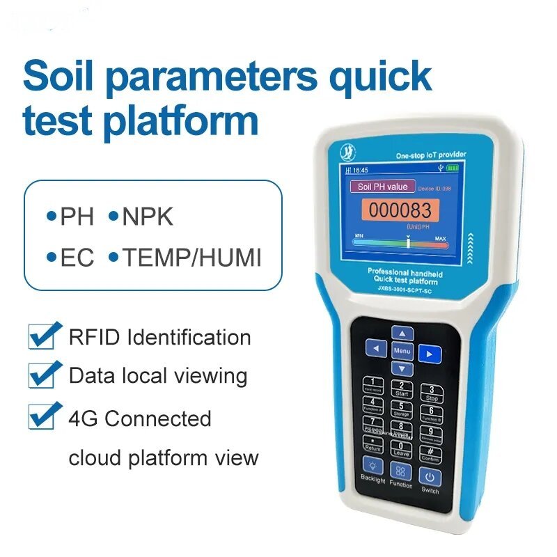 7 in 1 Fast Shipping Portable Soil Detector Soil NPK EC Moisture Temperature Sensor Analyzer