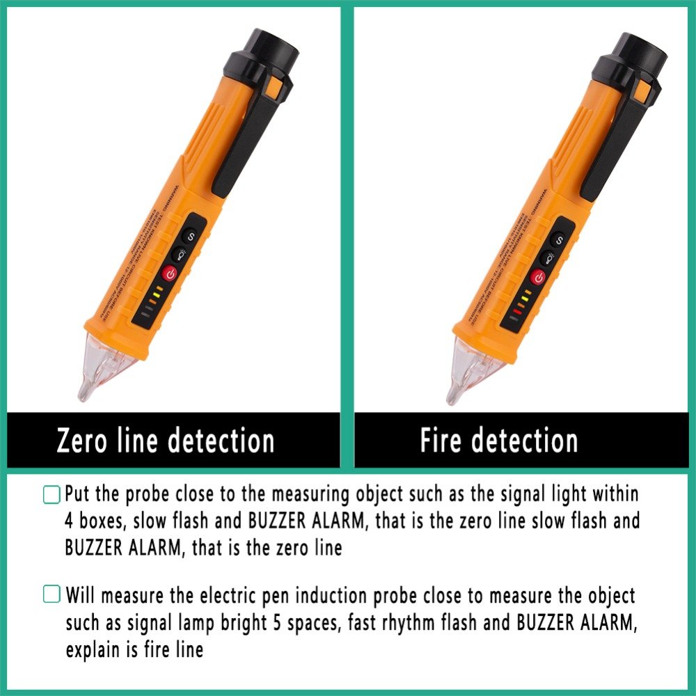 Digital AC/DC Voltage Detectors Smart Non-Contact Tester Pen Meter 12-1000V Current Electric Sensor Test Pencil