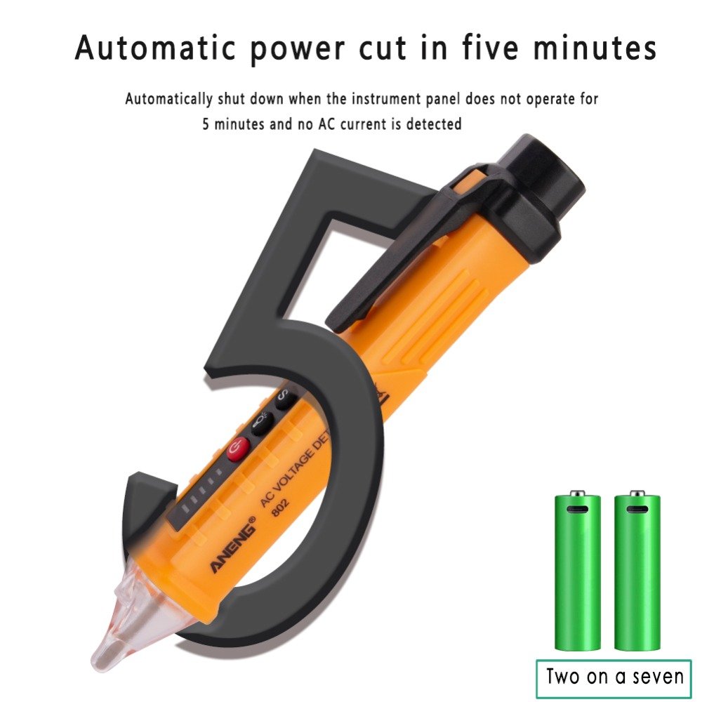 Digital AC/DC Voltage Detectors Smart Non-Contact Tester Pen Meter 12-1000V Current Electric Sensor Test Pencil