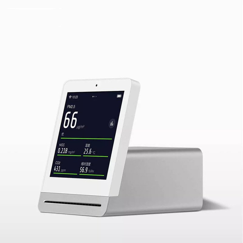 Xiaomi Qingping Air Detector Retina Touch IPS Screen Mobile Touch Operation Mijia APP Pm2.5 Air Monitor for Indoor Outdoor