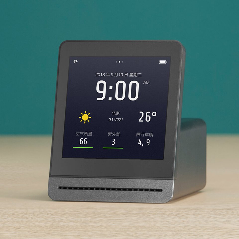 Xiaomi Qingping Air Detector Retina Touch IPS Screen Mobile Touch Operation Mijia APP Pm2.5 Air Monitor for Indoor Outdoor