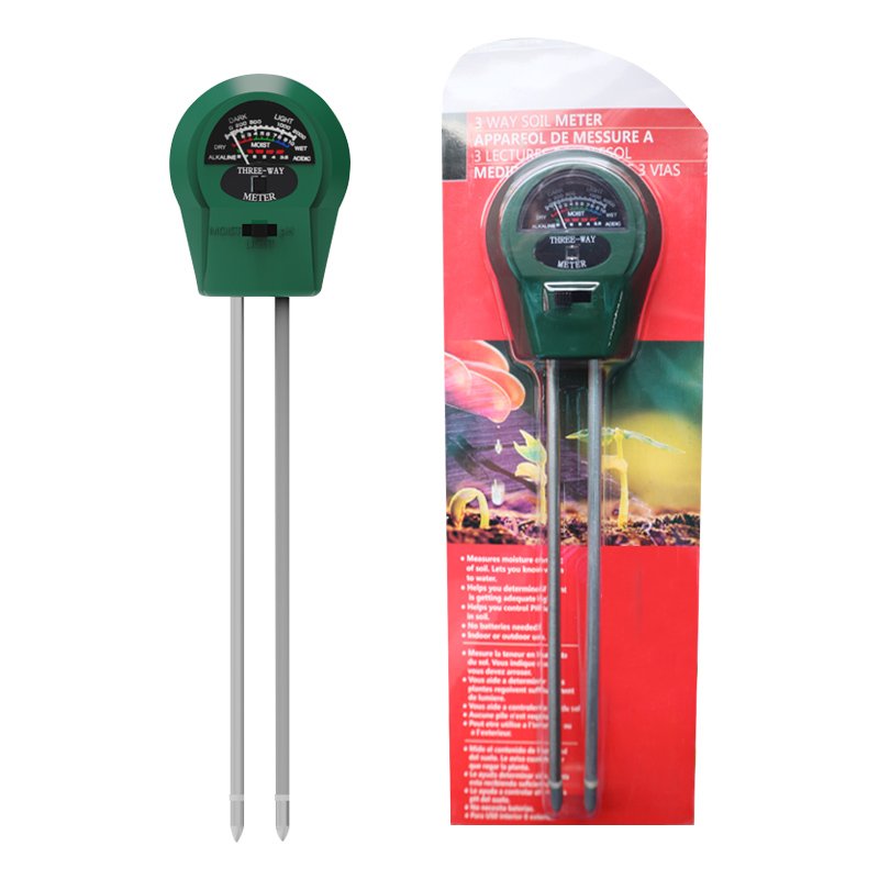 Factory Low Price Portable 3 in 1 Soil Tester Humidity Moisture PH Soil Meter Soil PH Meter Tester