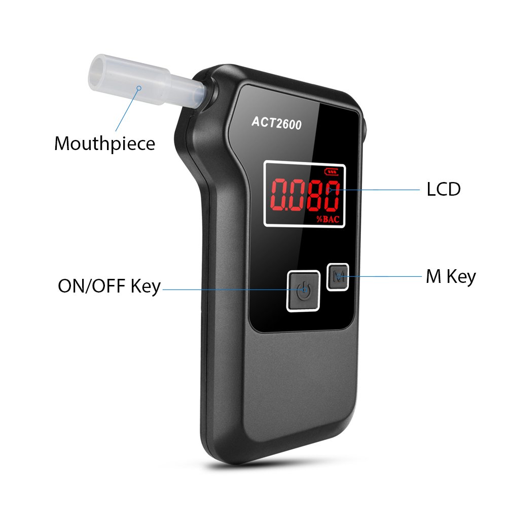 New alcohol tester law enforcement breathalyzer fuel cell alcotest road safety alcohol detector