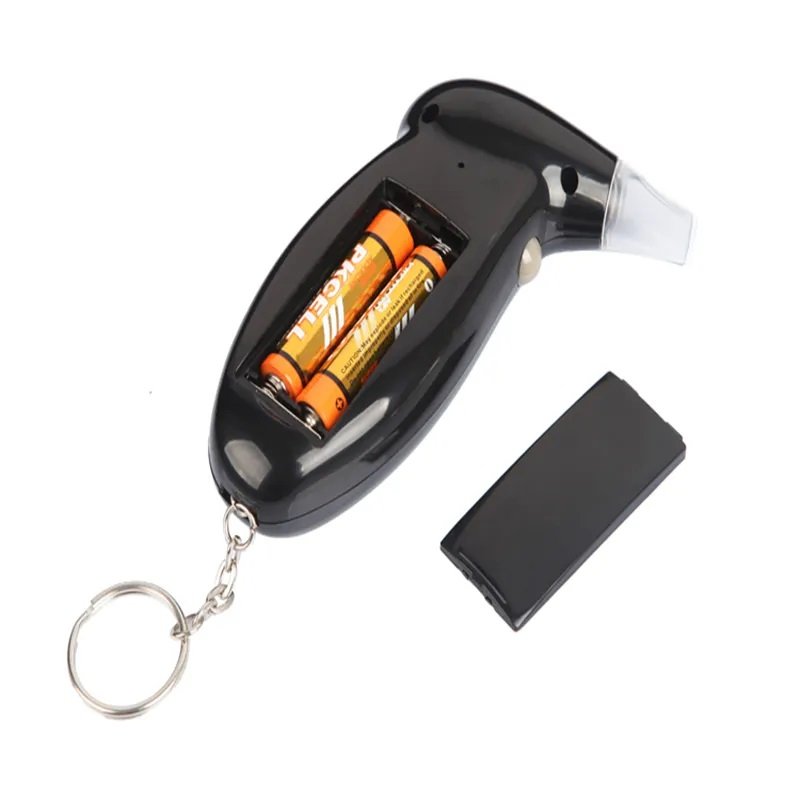 Digital Portable Breath Alcohol Tester Electronic Breathalyzer analyzer meter monitor sensor detector indicator keyring keychain
