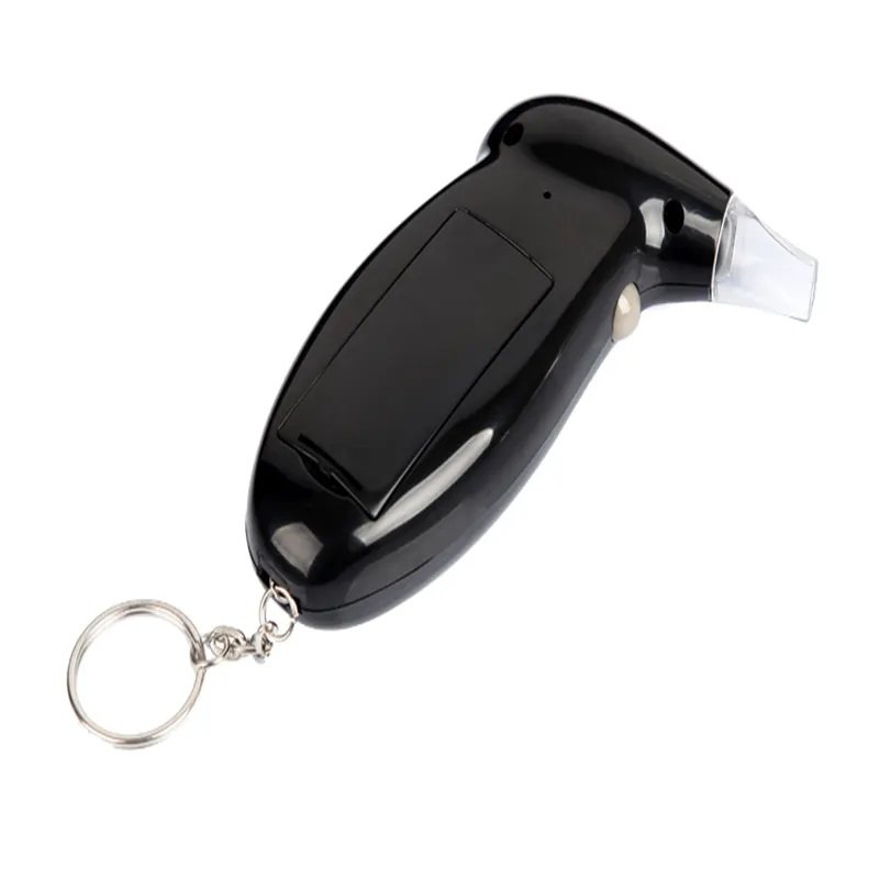 Digital Portable Breath Alcohol Tester Electronic Breathalyzer analyzer meter monitor sensor detector indicator keyring keychain