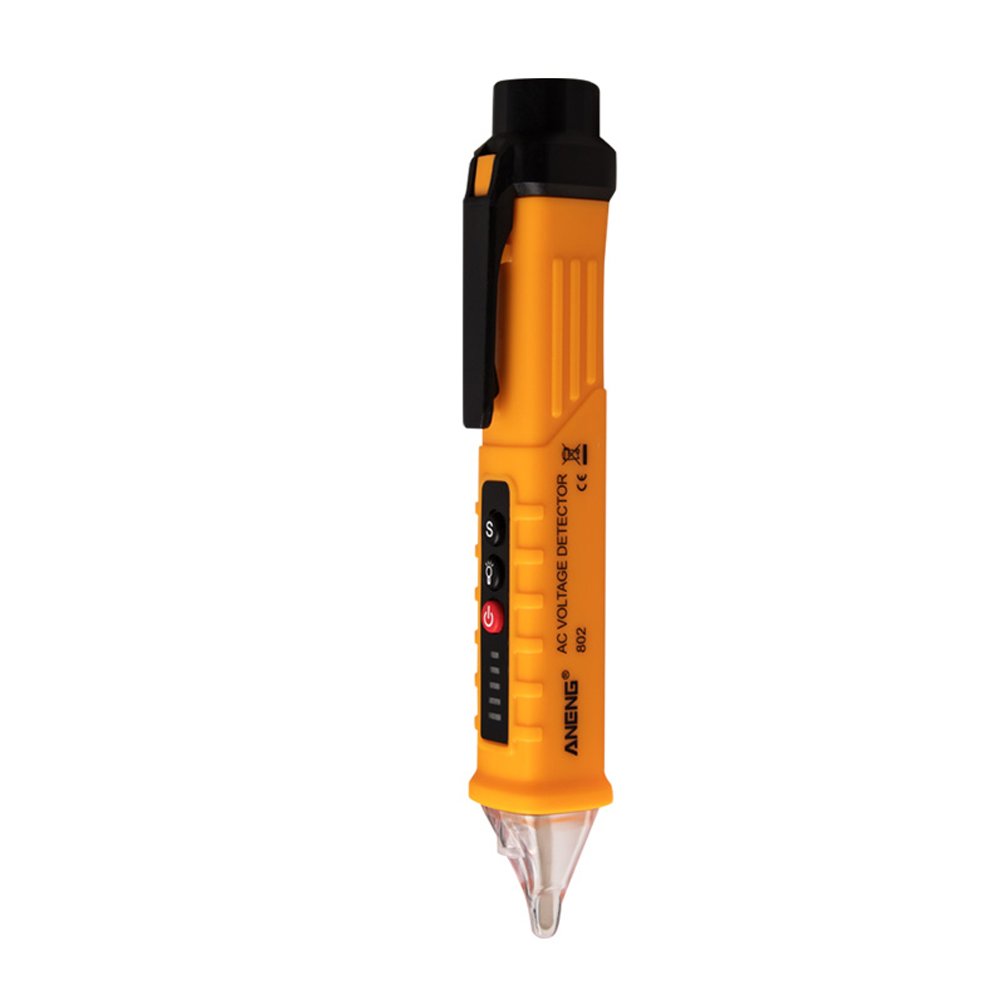 ANENG VD802 Non-contact AC Voltage Detector Pen Tester Meter 12V-1000v Electric Indicator LED Outlet Voltage Dectetor Sensor