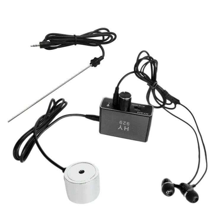 Water Pipe Leak Detector Sensor Water Pipe Tube Leakage Monitor Tester Kit with Dual Probes Earphone High Sensitivity Water Pipe