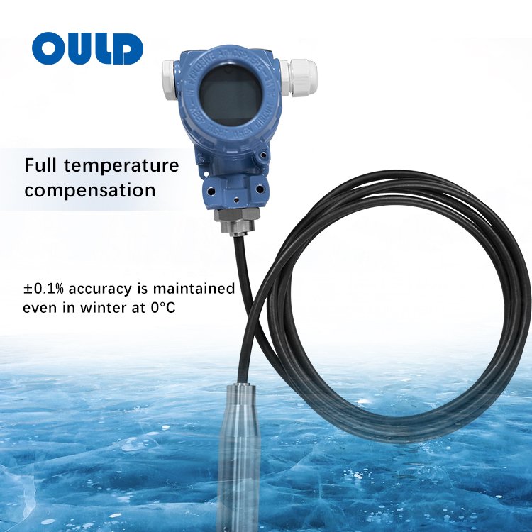 OULD Hydrostatic Water Tank Submersible Liquid Water Level Sensor Stainless steel Transmitter for water tank level controller