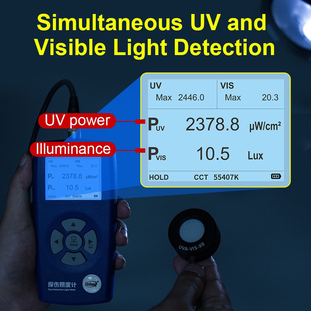 LS331 Flaw Detection Light Meter 365nm UV Radiometer Lux Tester Digital Black Light Meter