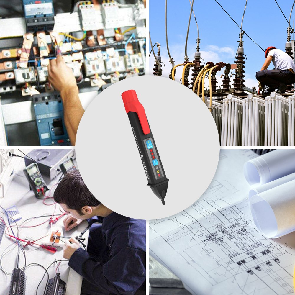 Wire Testers Detector Tester Voltage Tester Pen Non-contact 12V-1000V AC Voltage 1 YEAR Electronic Digital Tap Test 12 - 1000V