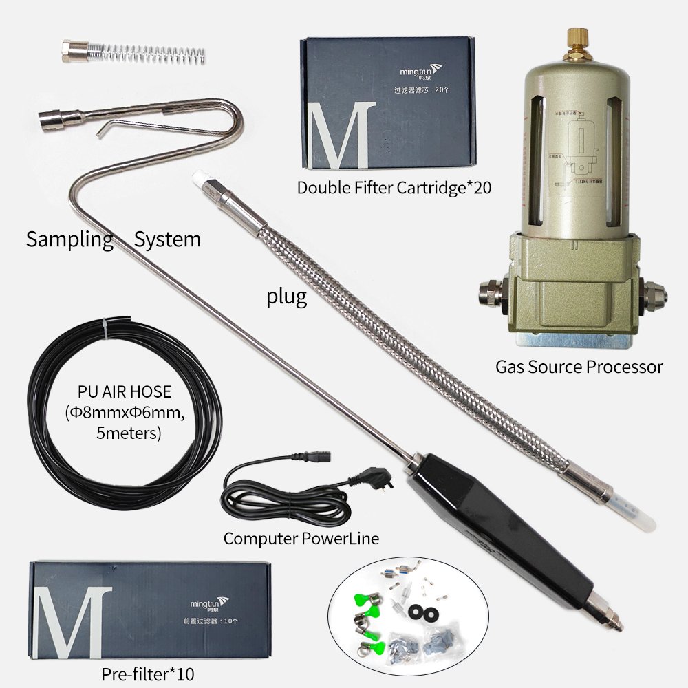 Automotive Exhaust Gas Analyzer MQW-511 Auto Car Emission Exhaust Gas Analyzer HC CO CO2 O2 NO Five Gases Exhaust Gas Detector