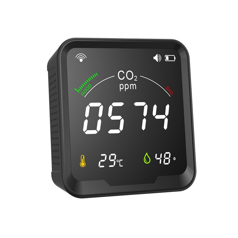 PROTMEX PTH-9CW NDIR Air Quality CO2 meter Desktop Temperature Humidity with LCD screen Japan Netherlands Belgium EU WIFI
