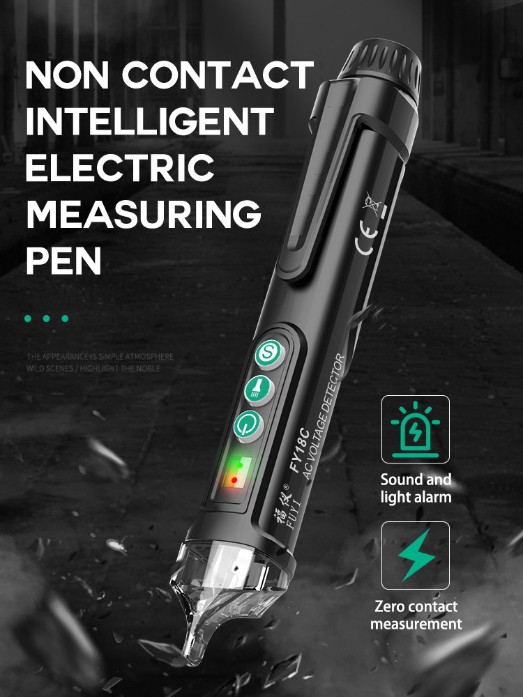AC Electronic Pen Type Personal Safety Voltage Detector Pen Voltage Detector Tester Non-Contact AC Voltage Sensor Stick