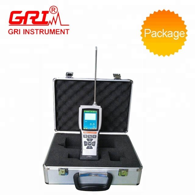 GRI CO EX O2 H2S H2 NO NO2 SO2 NH3 CL2 O3 HCL PH3 HCN CO2 portable single gas detector el medidor de gas analyzer